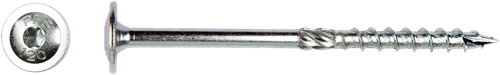 Pgb-europe pfs+ | pfs flenskophoutschroef t30 ø 6x260 zn | 100 st - pfettg001006002603