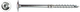 Pgb-europe pfs+ | pfs flenskophoutschroef t40 ø 8x180 zn | 50 st pfettg001008001803