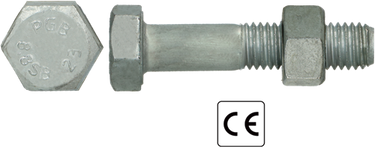 Pgb-europe pgb-fasteners | sb-bout ce 8.8 en15048-1 m16x80 tvz | 25 st - f15048810016000803