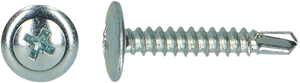 Pgb-europe pgb-fasteners | zelfborende schroef bolkop+kraag ø 4,20x32 zn | 200 st - 0zbbkr001004203204
