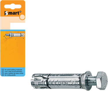Pgb-europe smart | keilbout met tapbout m8x35x90 zn | 3 st sm000t001080090h
