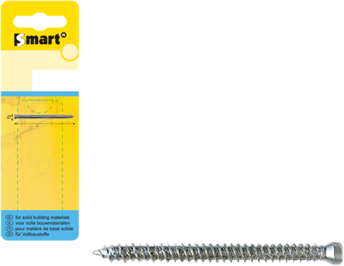 Pgb-europe smart | kozijnschroef ck-t30 ø 7,50x92 zn | 6 st sm0wsc001075092h