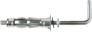 Pgb-europe smart | metaal hollewandplug + l-haak m4x32 zn sm0hwl001040032h