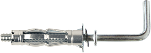 Pgb-europe smart | metaal hollewandplug + l-haak m4x32 zn sm0hwl001040032h