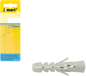 Pgb-europe smart | nylon plug s zndr boord ø 6x30 grijs | 30 st sm000pn00060030h