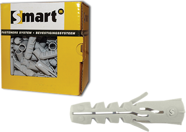 Pgb-europe smart | nylon spreidplug zndr boord smart ø 8x40 | 100 st - sm000pn00080040e