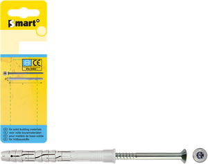 Pgb-europe smart | raamkozijnplug vk pa+schroef ø 10x120 nzn sm0rptn01100120h