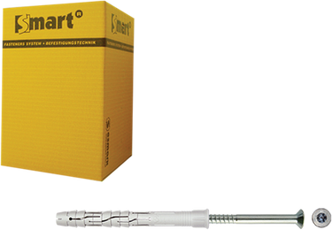 Pgb-europe smart | raamplug +schroef vzk tx ø 10x100 nzn | 50 st sm0rptn011001003