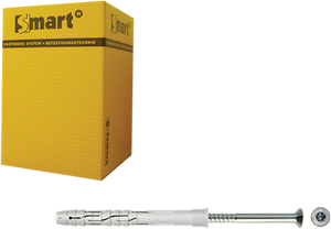 Pgb-europe smart | raamplug +schroef vzk tx ø 10x140 nzn | 50 st sm0rptn011001403