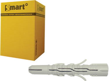 Pgb-europe smart | sterk nylon multifunc. plug ø 8x60 | 100 st sm00lpn000800603