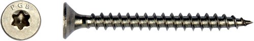 Pgb-europe pgb-fasteners universele spaanplaatschroef rvs a2 vk-t voldraad verzonken kop ø 4,0x20 tx20 | 200 st | pgwvtva00004000203