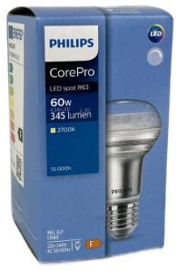 Laden Sie das Bild in Galerie -Viewer, Philips corepro r63 4,5w-60w 827 e27 dimbaar - led3307
