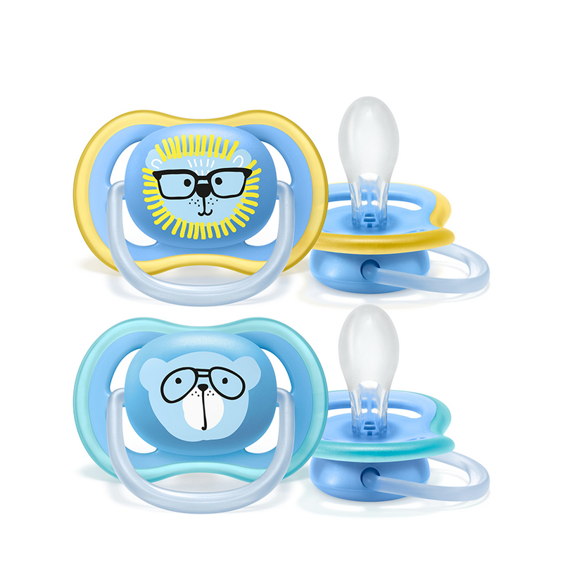 Laden Sie das Bild in Galerie -Viewer, Philips fopspeen avent ultra air blauw 2 stuks
