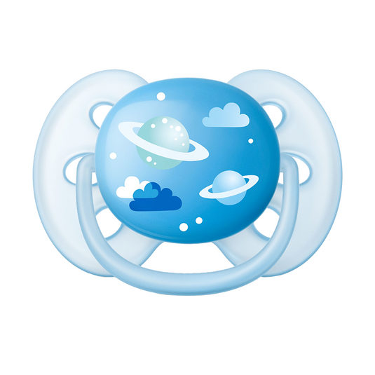 Philips fopspeen avent ultra soft blauw