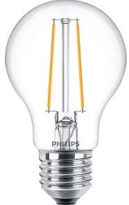Cargue la imagen en el visor de la galería, Philips led lamp - standaard lampvorm met e27 fitting - warmwit licht: 2700k - 15w - helder glas
