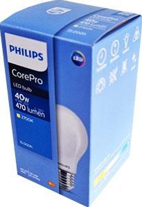 Laden Sie das Bild in Galerie -Viewer, Philips led gls e27 4,5-40w 2700k filament mat - led3776
