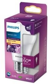 Load image into Gallery viewer, Philips led sensor fr nd 60w e27
