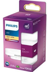 Afbeelding laden in galerijviewer, Philips led gx53 5,5-40w 2700k blister - 5106130
