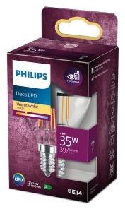 Afbeelding laden in galerijviewer, Philips led kogel e14 4-35w 2700k filament kopspiegel blister - 5103501
