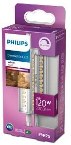 Afbeelding laden in galerijviewer, Philips led staaflamp transparant - 120 w - r7s - dimbaar wit licht
