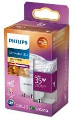 Afbeelding laden in galerijviewer, Philips led spot gu10 230v 2,6-35w warmglow blister - 5105100
