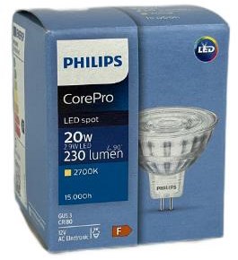 Laden Sie das Bild in Galerie -Viewer, Philips led spot gu5.3 12v 2,9-20w 2700k - led3515
