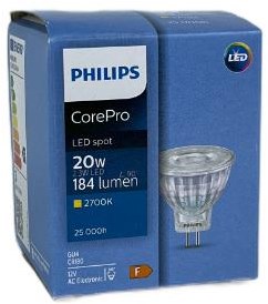 ギャラリービューアに画像をロードする, Philips led spot mr11 gu4 12v 2,3-20w 2700k - led3477

