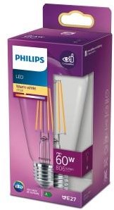 Afbeelding laden in galerijviewer, Philips led st64 e27 7-60w 2700k filament helder blister - 5102581
