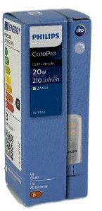 Load image into Gallery viewer, Philips led steek g4 12v 2,1-20w 2700k dimbaar - led3591
