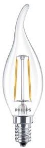 Chargez l'image dans la visionneuse de la galerie, Philips led tipkaars e14 2-25w 2700k filament helder - led3723
