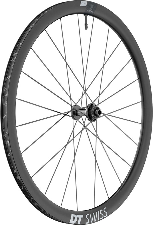 Dt swiss arc 1400 dicut® 38 28 cl carbon front wheel