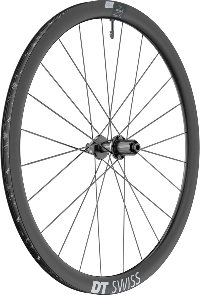 Load image into Gallery viewer, Dt swiss arc 1400 dicut 38 28 cl shimano hg carbon rear wheel
