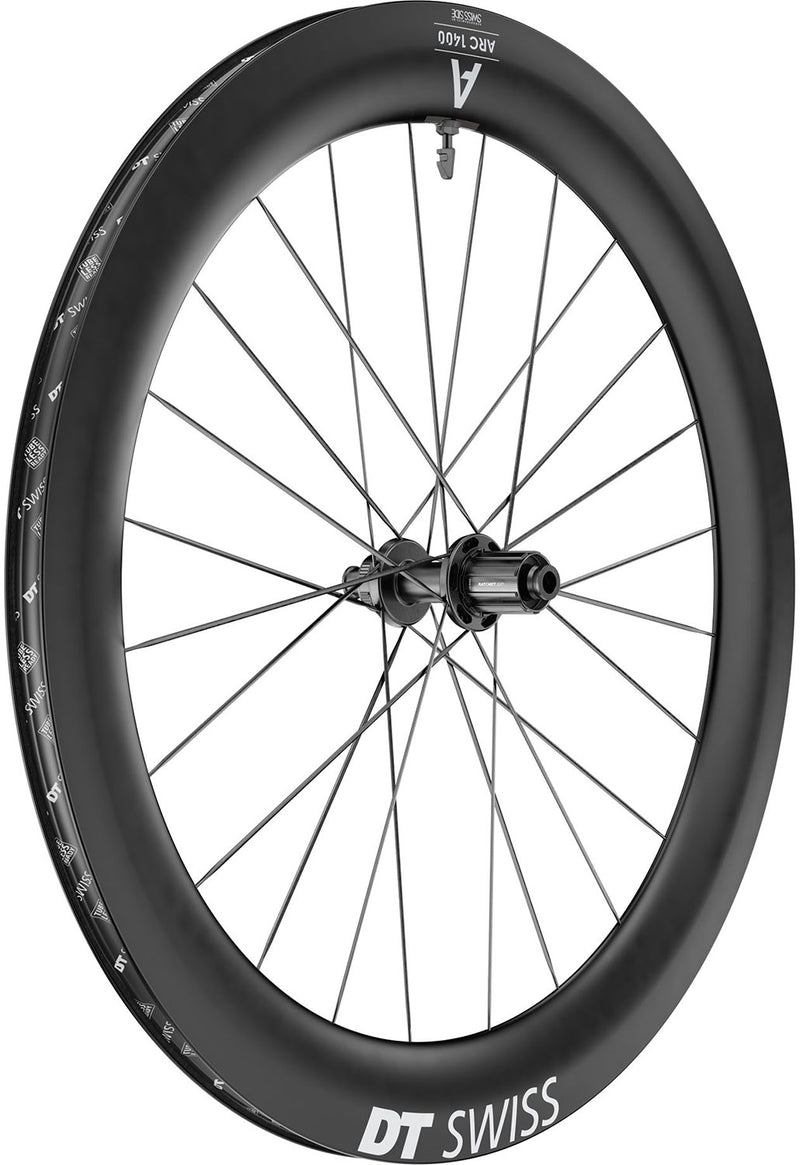 Load image into Gallery viewer, Dt swiss arc 1400 dicut® 65 28 disc cl shimano hg carbon rear wheel
