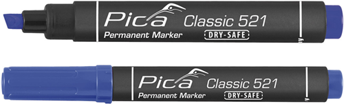 Load image into Gallery viewer, Pica 520 41 permanent marker | 1-4mm | rond | blauw | 10 stuks - pi52041
