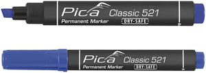 Pica 521 41 permanent marker | 2-6mm | beitel | blauw | 10 stuks - pi52141