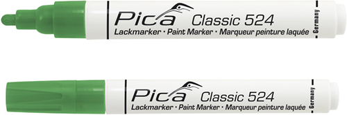 Load image into Gallery viewer, Pica 524 36 lakmarker | 2-4mm | ronde tip | groen | 10 stuks - pi52436
