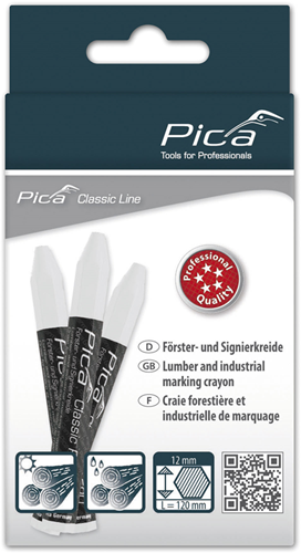 Load image into Gallery viewer, Pica 590 52 markeerkrijt pro | 12x120mm | wit | 12 stuks - pi59052
