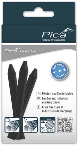 Load image into Gallery viewer, Pica 591 46 markeerkrijt eco | 11x110mm | zwart | 12 stuks - pi59146
