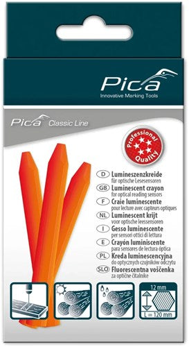 Pica markeerkrijt optische app | oranje | 12 stuks - pi592054