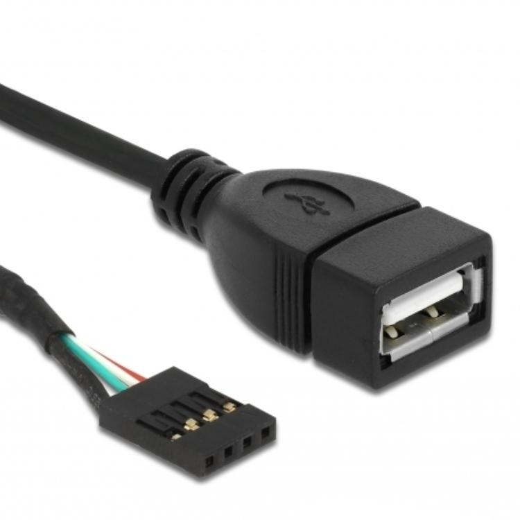 Load image into Gallery viewer, Pin header naar usb a kabel
