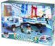 Famosa pinypon - politiewagen met trailer, boot en speelfiguur