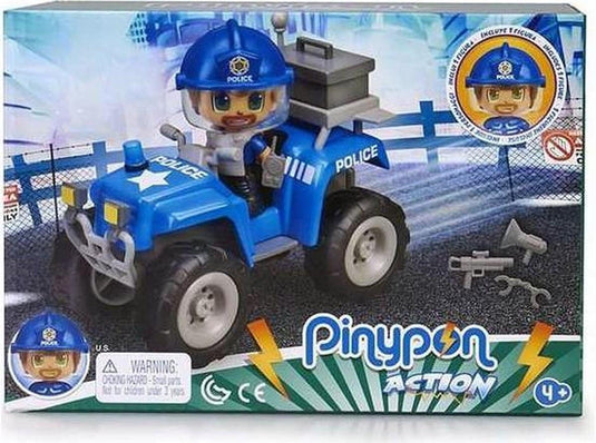 Famosa pinypon - politie trike met politieagent