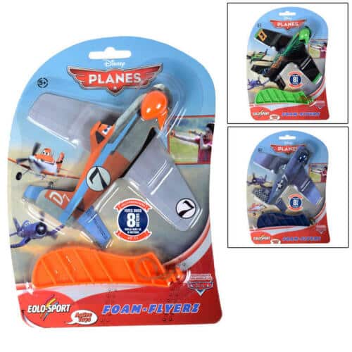 Jonotoys disney planes afschiet vliegtuigje op kaart 3 verschillende