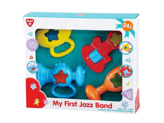 Playgo - 4 kleurrijke muziekinstrumenten