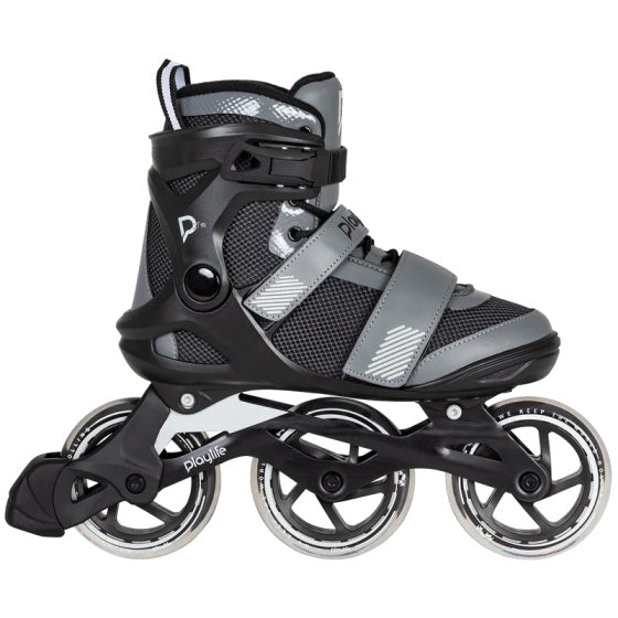 Load image into Gallery viewer, Playlife GT 110 Fitness Inlineskates Zwart grijs maat 46
