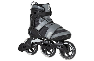 Playlife gt 110 fitness inlineskates zwart grijs maat 37