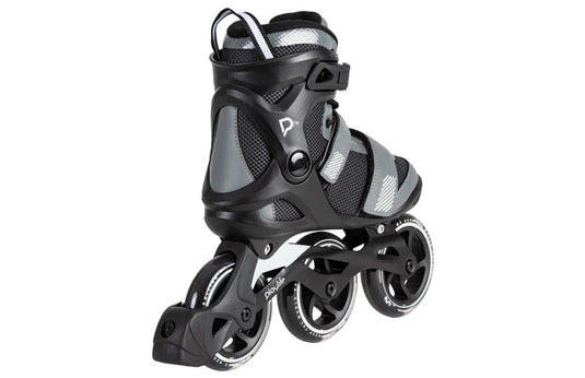 Playlife gt 110 fitness inlineskates zwart grijs maat 39