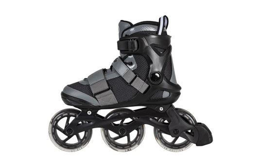 Playlife gt 110 fitness inlineskates zwart grijs maat 41