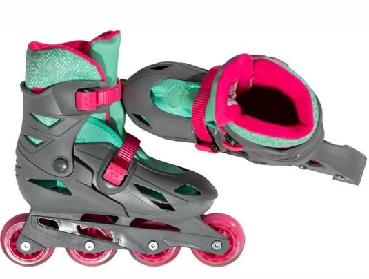 Playlife Inline skates Riddler hardboot 82A grijs maat 31-34