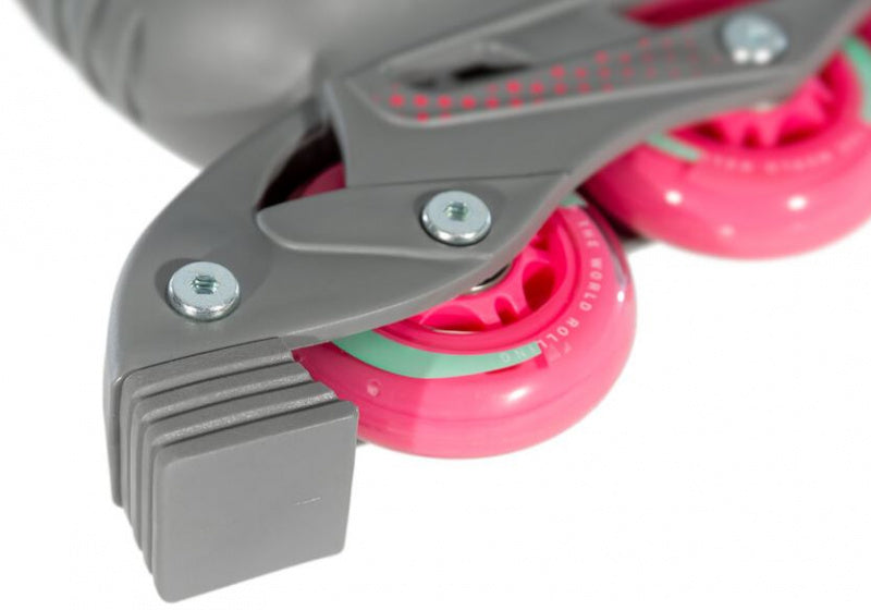 Load image into Gallery viewer, Playlife Inline skates Riddler hardboot 82A grijs maat 31-34
